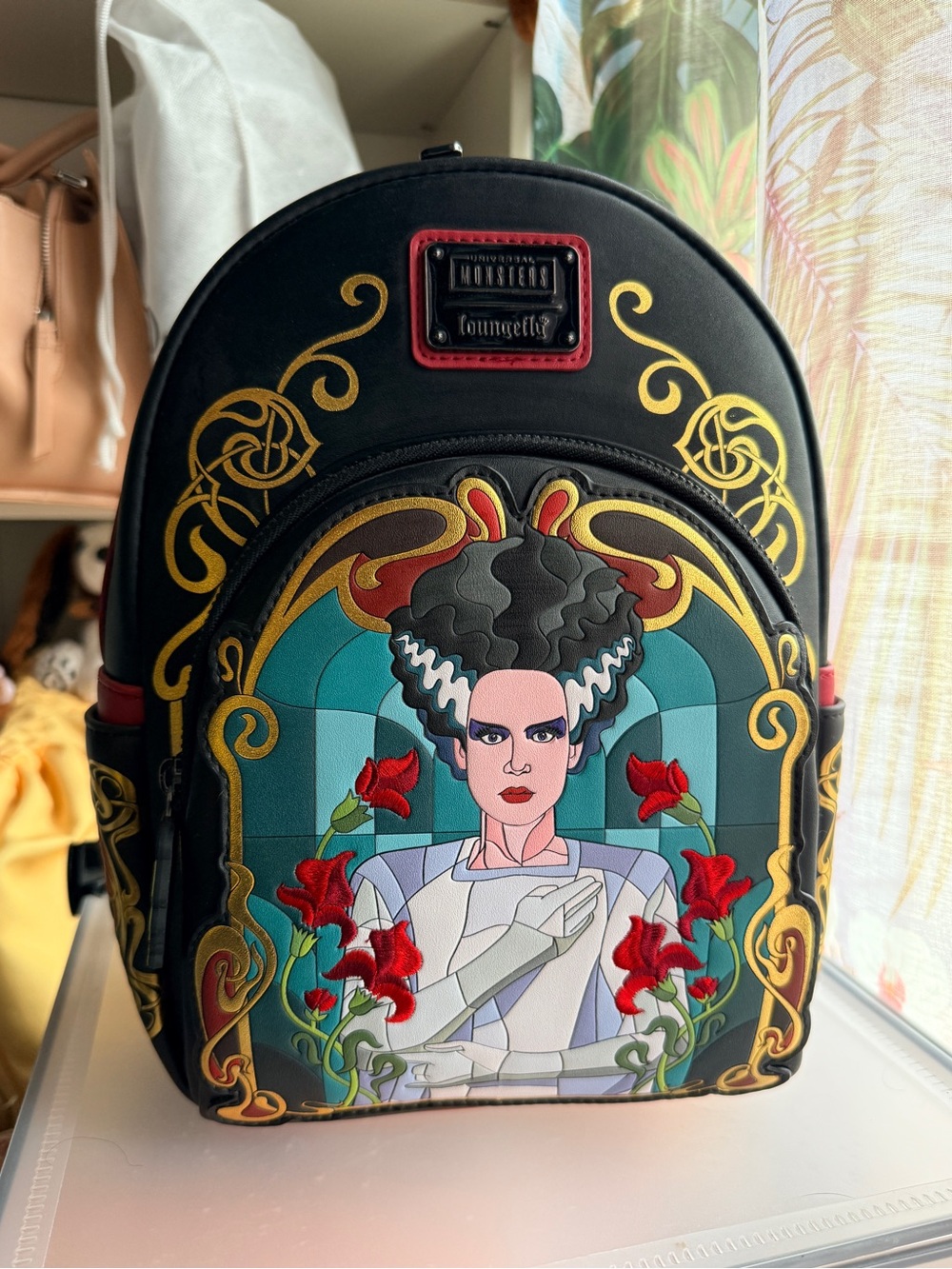 Loungefly Monsters Bride of Frankenstein Mini Backpack NWT